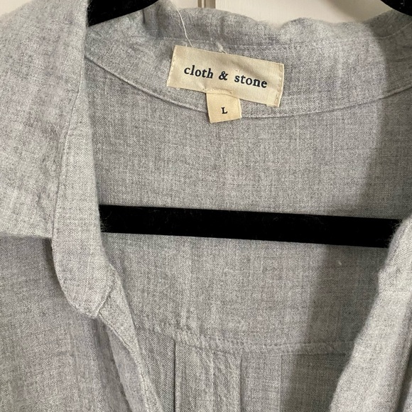 Grey flannel dress - stylish and so soft & cozy!! - Picture 2 of 4